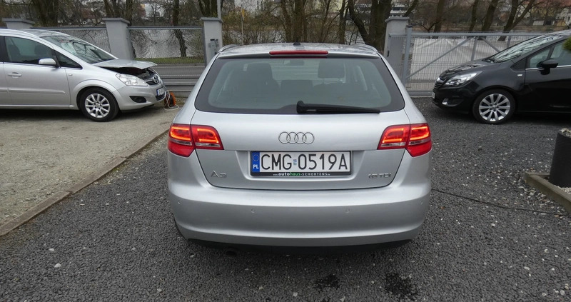 Audi A3 cena 29900 przebieg: 244000, rok produkcji 2010 z Wąbrzeźno małe 436
